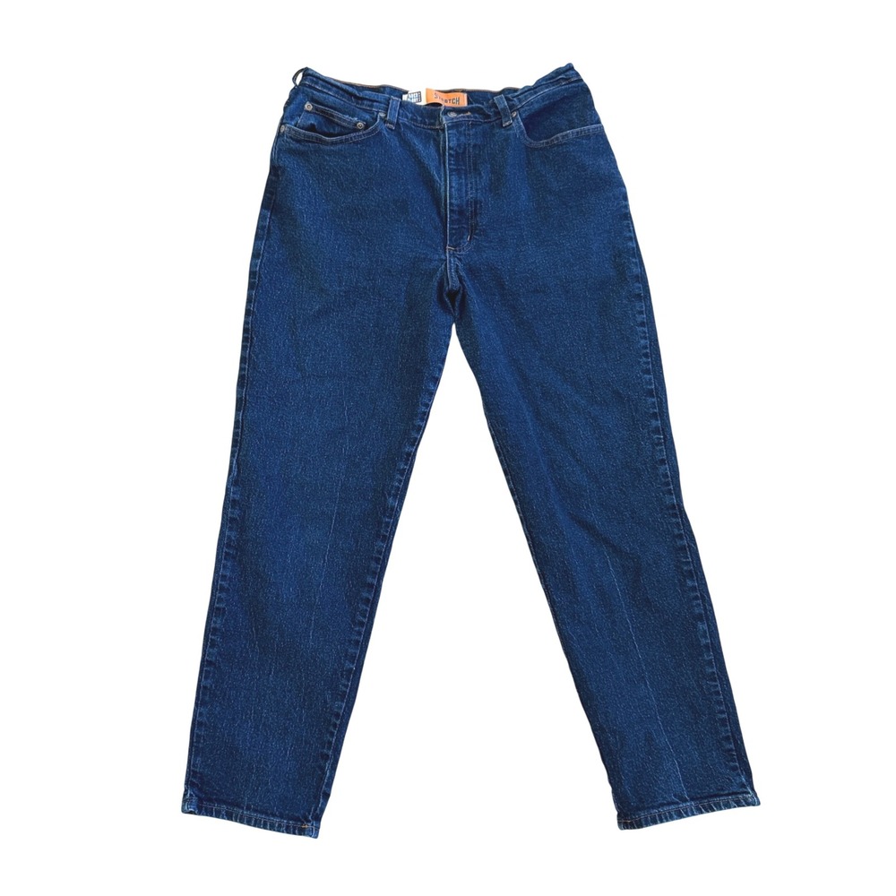 Faded Glory Womens Petite Stretch Jeans Size 16 Dark Wash Denim High Rise‎ 90s